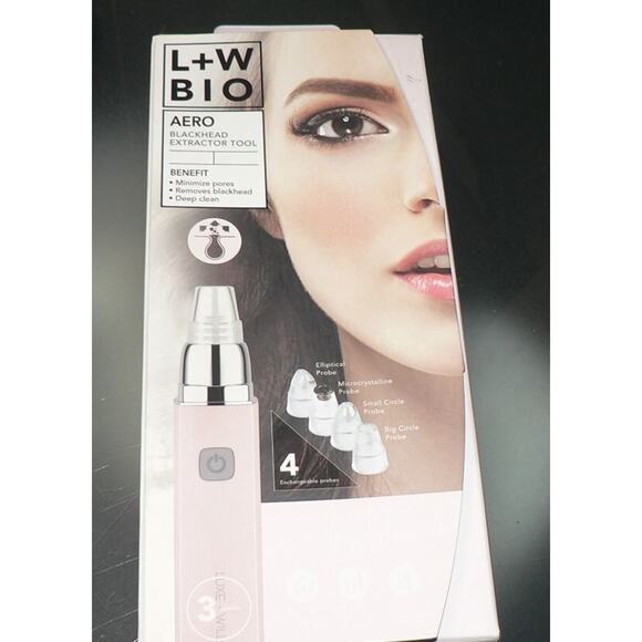 L+W BIO AERO Blackhead Extractor Tool 4 Exchangeable Probes LW-0500 $30 - Picture 1 of 3